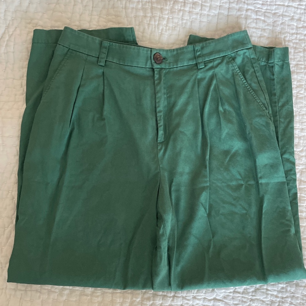 Loft Petite Green Trousers